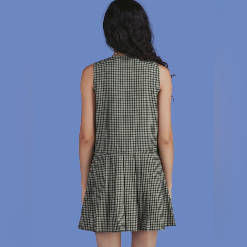 SOLD UNIF Currant Plaid Dress - Picture 2 of 3
